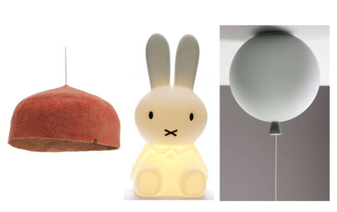 Des luminaires pour décorer une chambre d'enfant