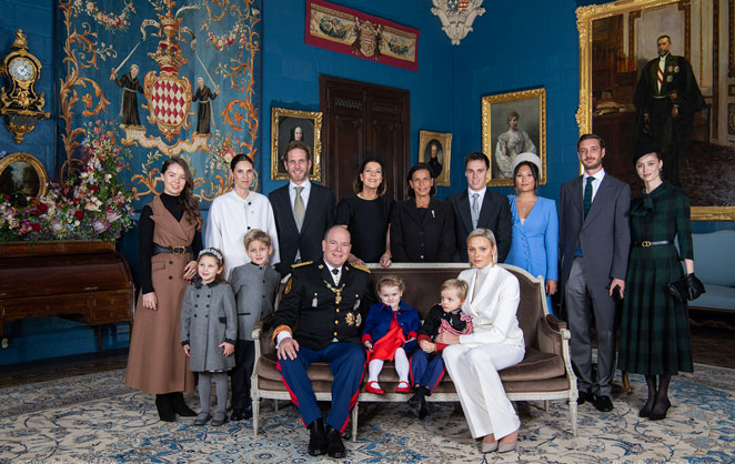 La famille Grimaldi au complet pour la fête nationale de la Principauté de Monaco