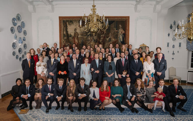 Le famille grand ducale du Luxembourg au complet