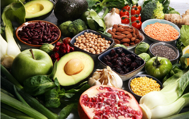 Des légumes et des fruits pour une alimentation légère
