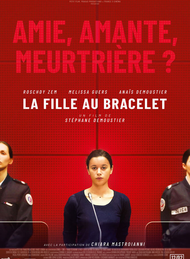 L'affiche du film La Fille au bracelet du réalisateur Stéphane Demoustier