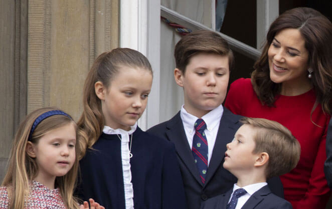 La princesse Mary de Danemark et ses enfants
