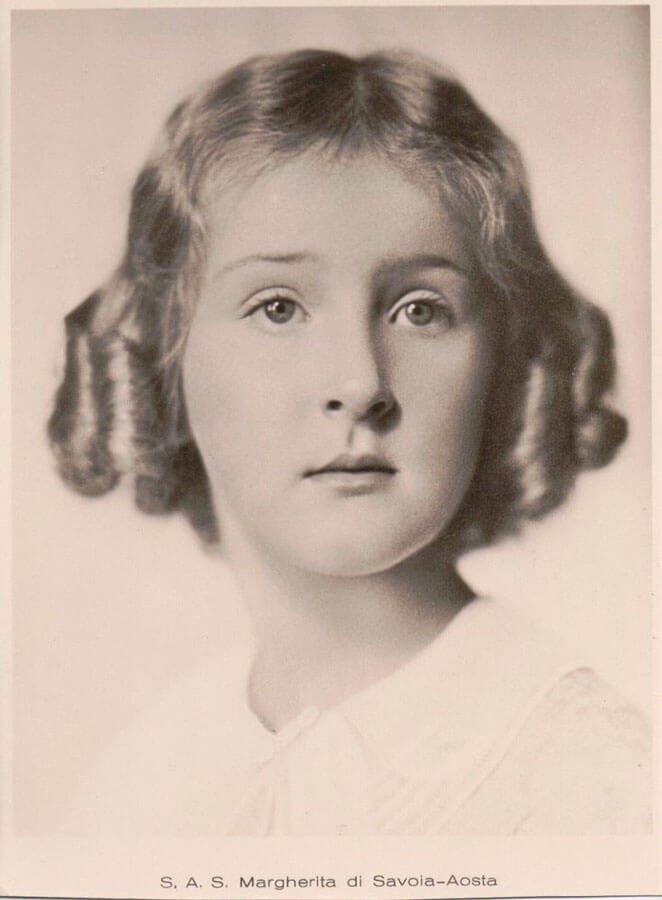 Portrait de la princesse Margherita de Savoie-Aoste enfant