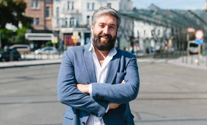 Mathieu de Lophem, cofondateur et CEO de la startup active dans la modalité Skipr