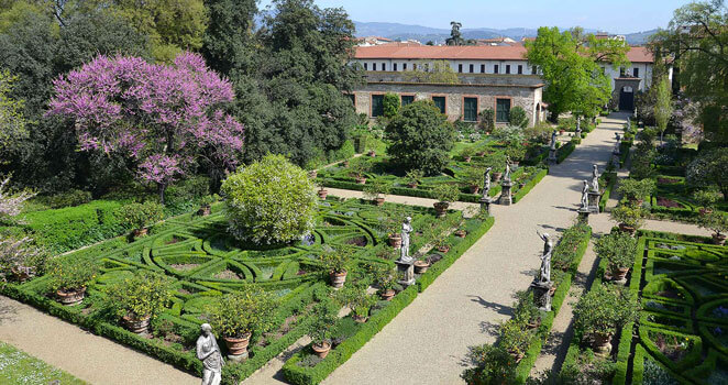 Les jardins du Palais Corsini à Florence