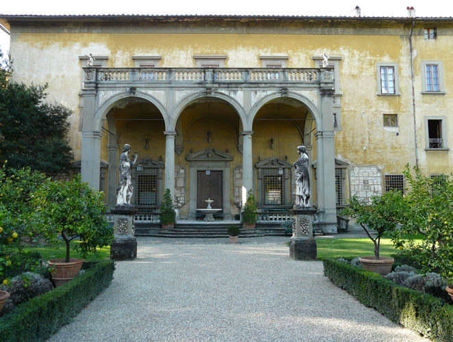 Le palais d'été des princes Corsini à Florence