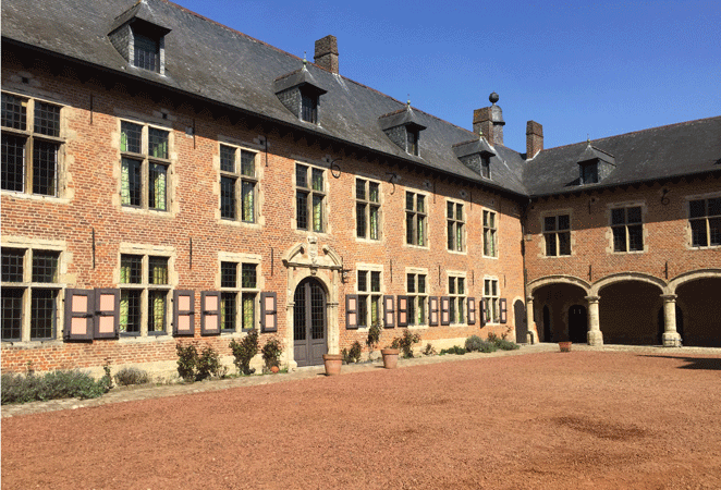 Le corps de logis du château de Rixensart