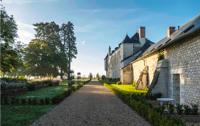 Le château de Minière, dans la vallée de la Loire, propriété de Kathleen Van den Berghe