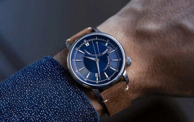 Une montre de la série Divider de la marque horlogère Gavox
