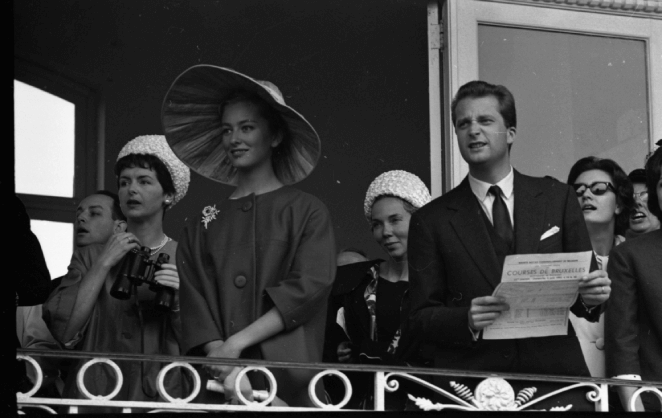 Le roi Albert et la reine Paola de Belgique dans leur jeunesse