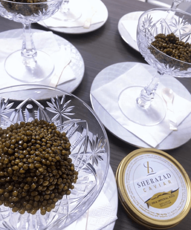 une coupe de caviar sherazade