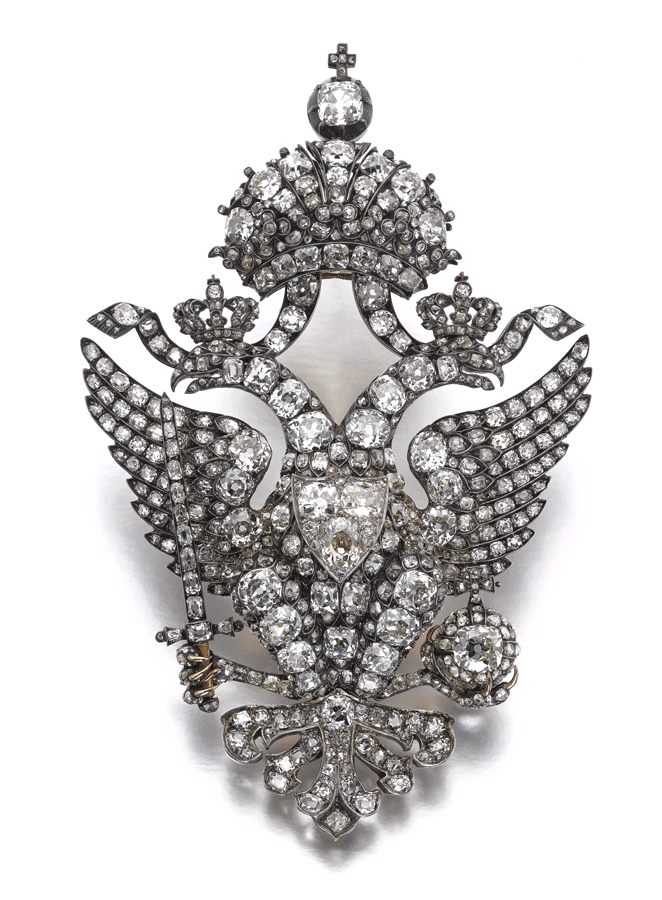 La broche impériale en diamants vendue par Sotheby's