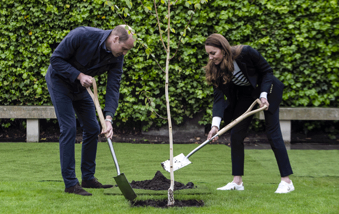 Kate et William, les ducs de Cambridge, ont planté un arbre en Écosse