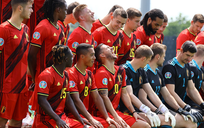 L'équipe de football belge : les Diables Rouges