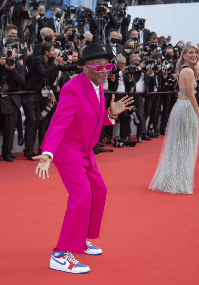 Spike Lee en rose, président du jury du Festival de Cannes