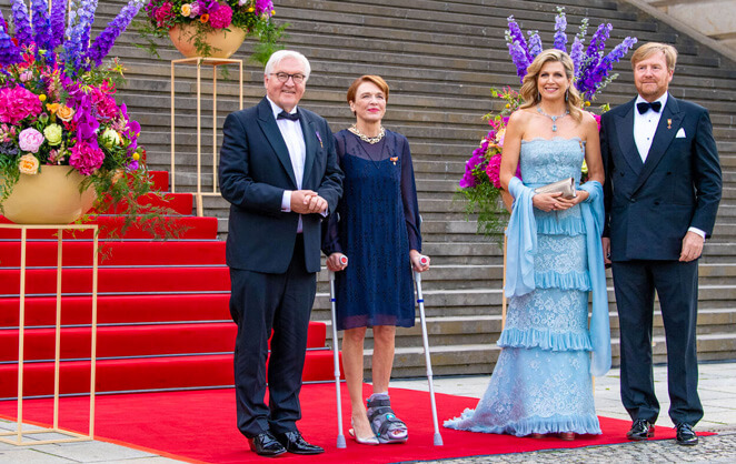 Le roi et la reine Willem-Alexander et Maxima des Pays-Bas en Allemagne