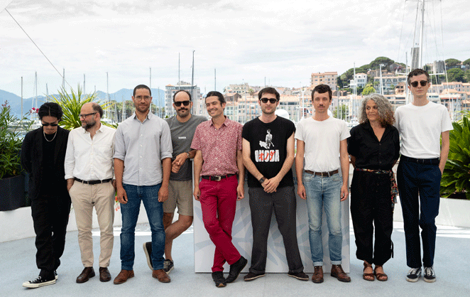 L'équipe du film Onoda du réalisateur Arthur Harari à Cannes