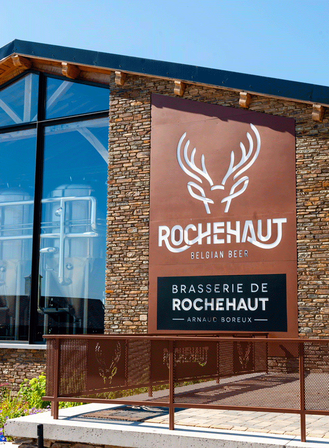 La brasserie de Rochehaut où est brassée la bière Tournée de Jacky