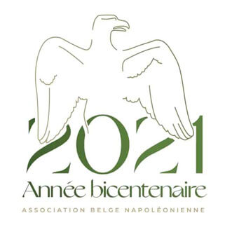 Logo du bicentenaire de la mort de Napoléon de l'Association belge napoléonienne