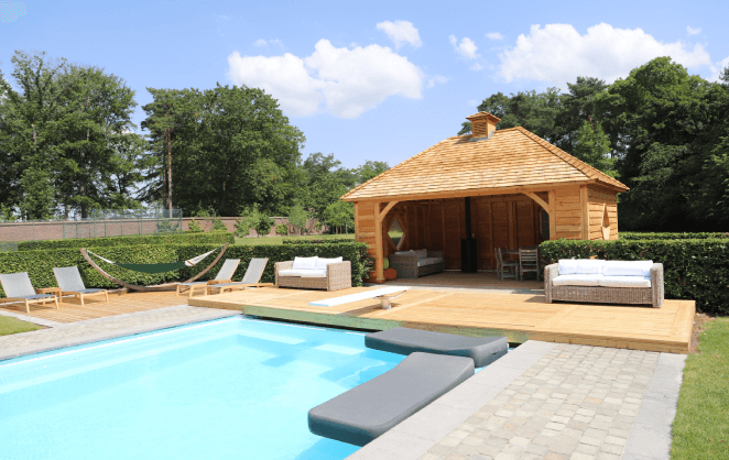 Un pool-house de Back To Wood