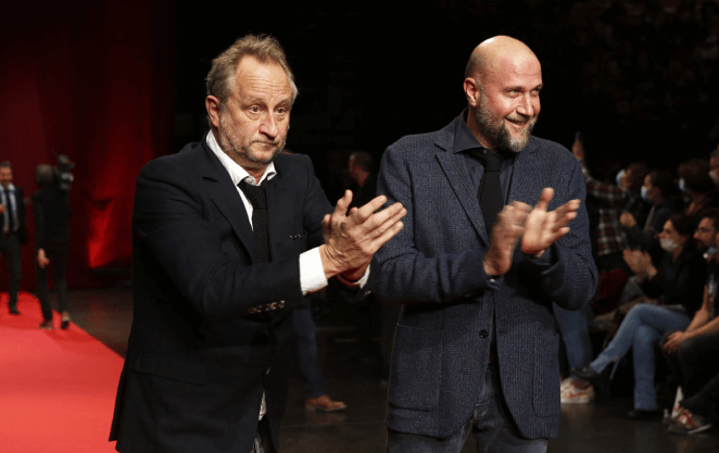 Les comédiens belges Benoit Poelvoorde et François Damiens