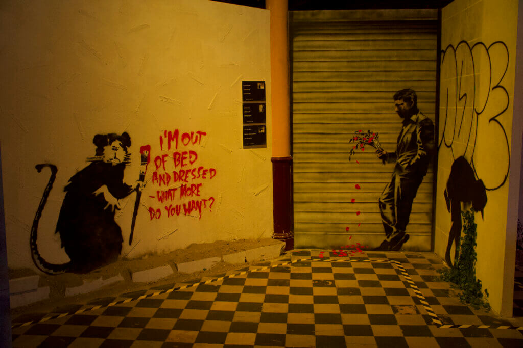 Des oeuvres de Banksy à Bruxelles