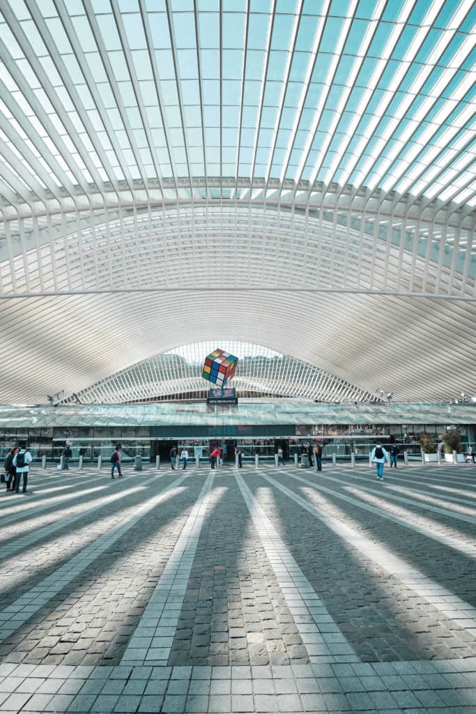 Signée Santiago Calatrava Valls, la gare de Liège a intégré le top 10 des plus belles gares au monde. © DR