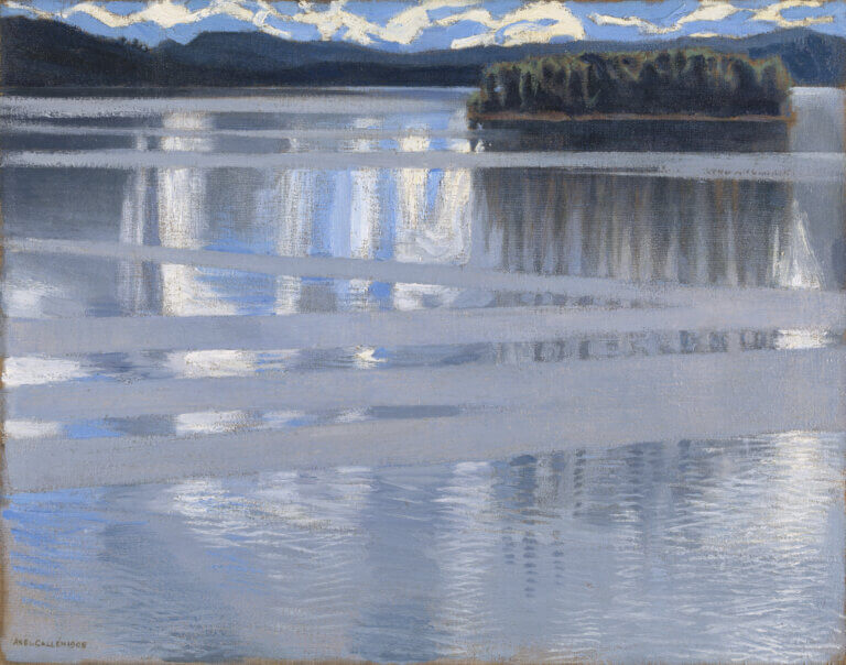 Akseli Gallen-Kallela (1865-1931), Lac Keitele, 1905, huile sur toile , 53 x 66 cm © The National Gallery, London 2021