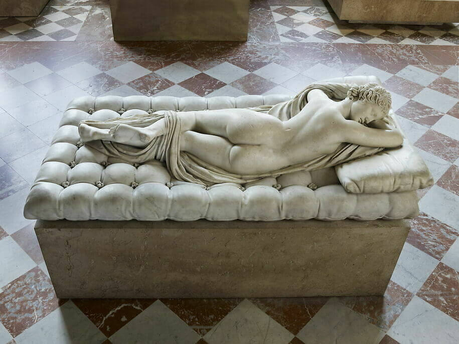 L'Hermaphrodite Borghèse ou Hermaphrodite endormi. © DR