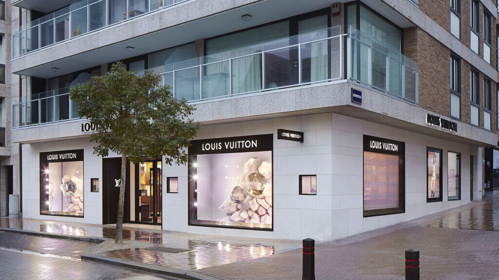 La boutique Louis Vuitton sur la Kustlaan. © DR