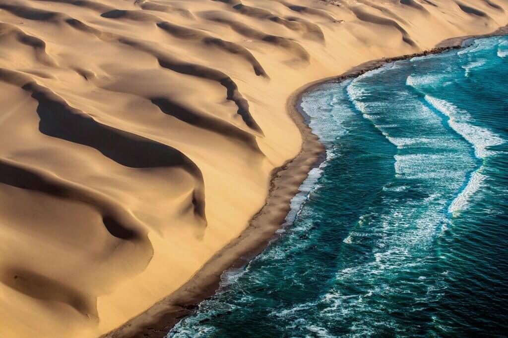 Skeleton Coast, la partie Nord-Atlantique du Pays. © Terre d'Afrique