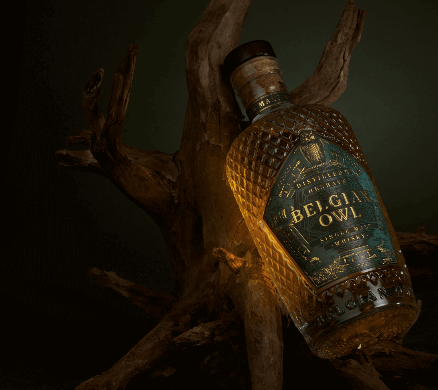 Le nouvelle bouteille du whisky belge Belgian Owl