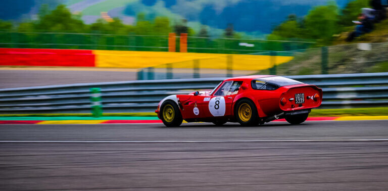 Une Ferrari 250 GTO à Spa