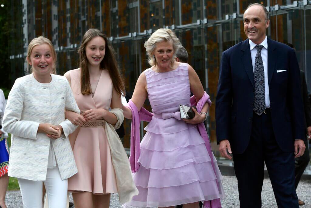 La princesse Astrid de Belgique et sa famille