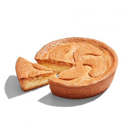 Le gâteau basque à la crème.© DR