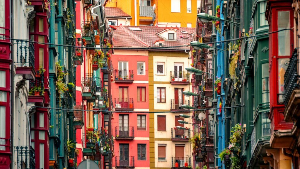 Les maisons colorées du quartier de Las Siete Calles. © DR