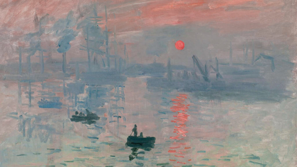 Claude Monet Impression, soleil levant, 1872 © Musée Marmottan Monet, Paris / Studio Christian Baraja SLB